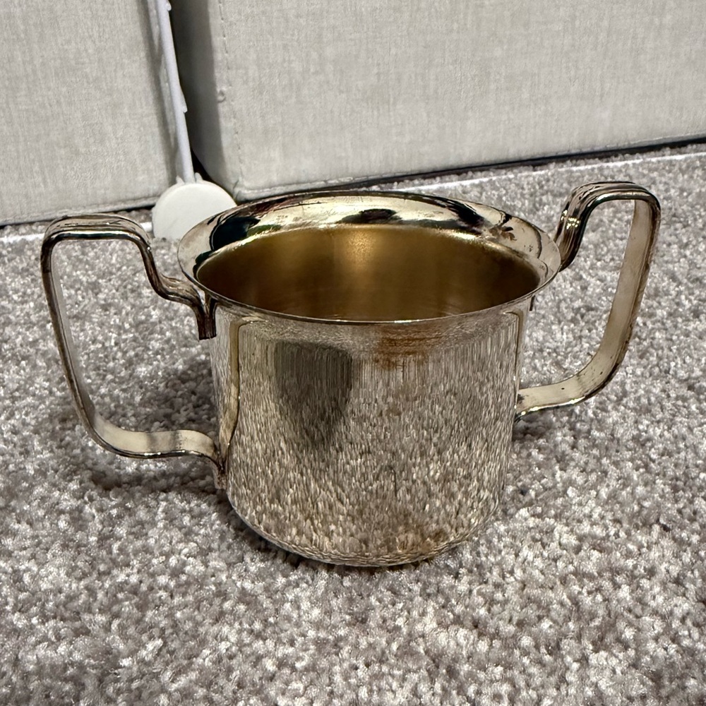Vintage Silver Double-Handled Cup